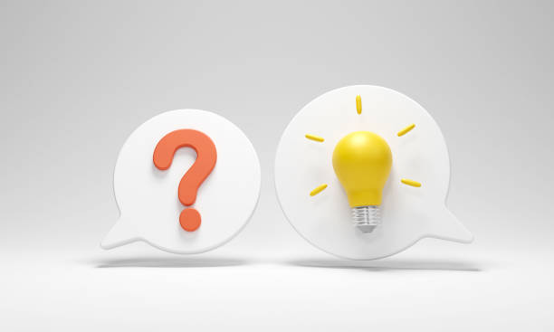 istock Questions and ideas icon in speech bubble on white background. 1457257484