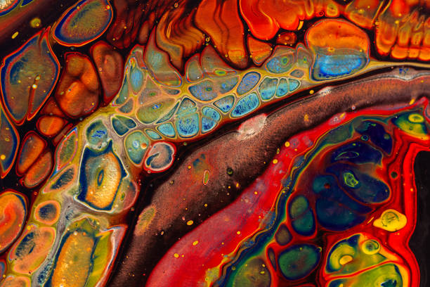 Abstract Fluid Art Painting