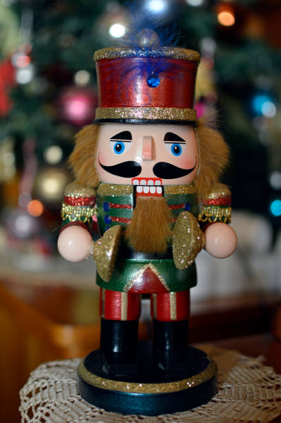 istock wooden colorful Christmas Nutcrackers toys 1457268675