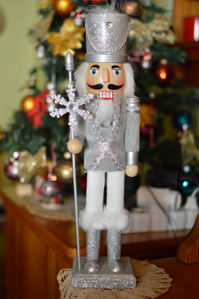 istock wooden colorful Christmas Nutcrackers toys 1457268676