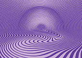 istock Concentric circles and flowing lines background 1457278634