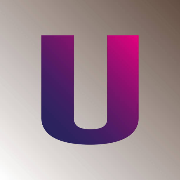 U Text 220+ Shape White Background Letter U Alphabet Stock Illustrations ...
