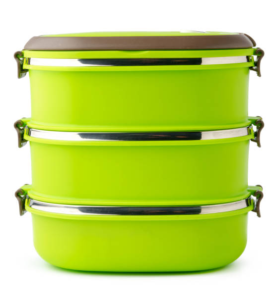 istock Take away food boxes containers on white background 1457289284