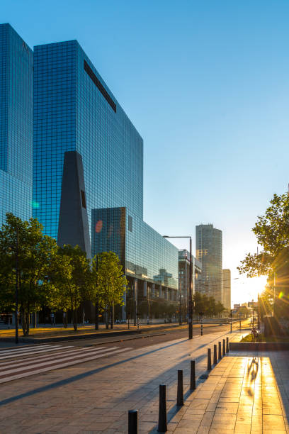 istock Sunrise in Rotterdam. 1457294256