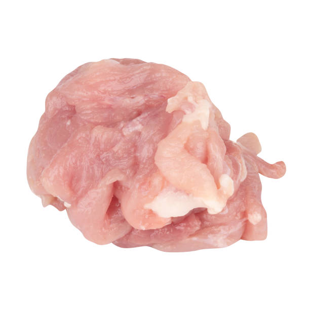 istock fresh pork slice pile pig isolated on white background 1457298364