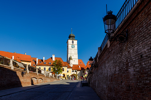 Towers of Bautzen, Saxony, Germany.