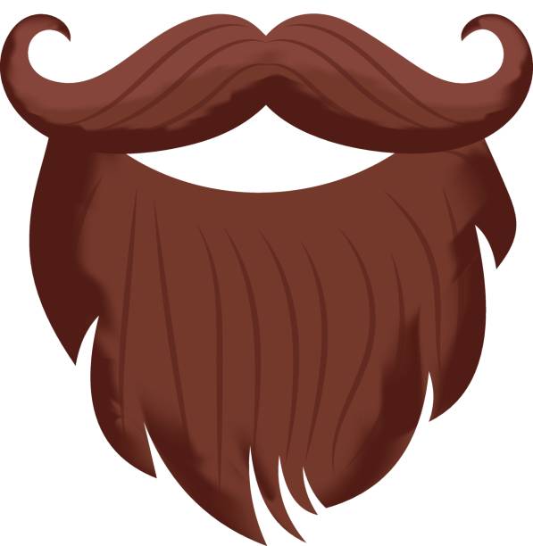 istock Dyke or Verdi concept, Beard and Mustche vector color icon design, Germanic symbol, Germany culture sign, Deutschland traditions Elements stock illustration 1457332553