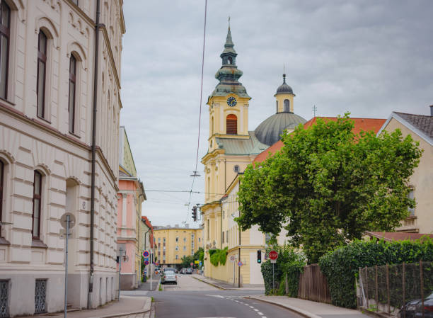istock image of Linz, Austria during cloudy summer day. 1457342595