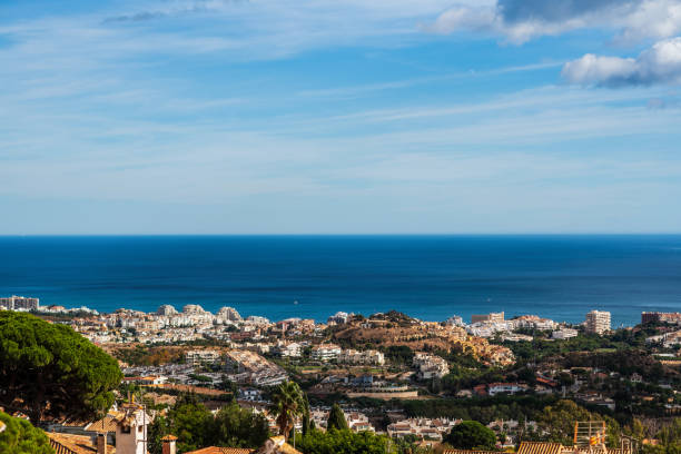 istock Panoramic view of a Mediterranean village 1457348059