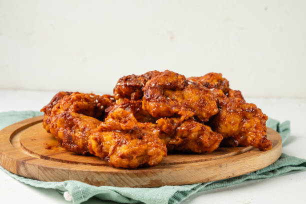 istock Korean chicken in spicy sauce 1457348177