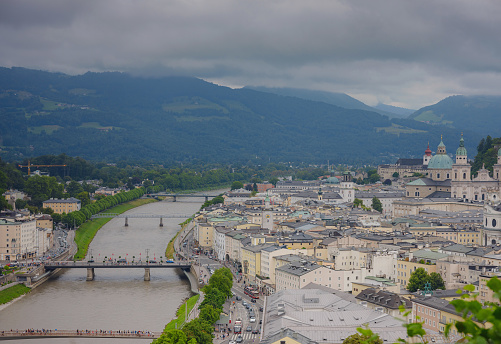 This wide angle capture shows a famous austrian part of the big danube river: the Schloegener Schlinge. This landmark has been officially nominated as a national heritage site in 2008. 