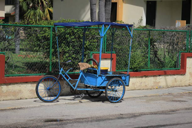 istock Cuba blue bike 1457348464