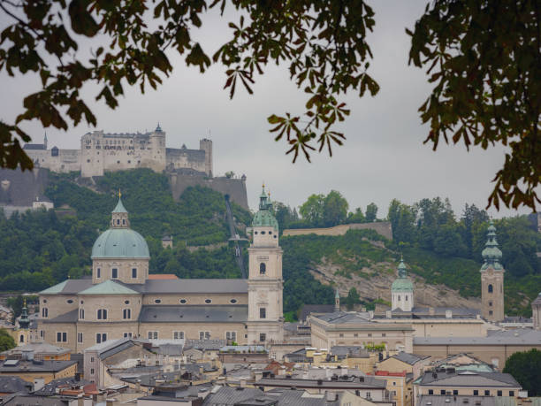 istock Salzburg Austria inner city with churches 1457351122