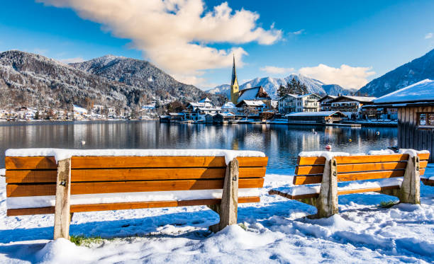 lake Tegernsee in Bavaria - Germany - Village Rottach-Egern