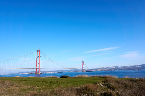 istock The construction of 1915 Canakkale Bridge 1457358432