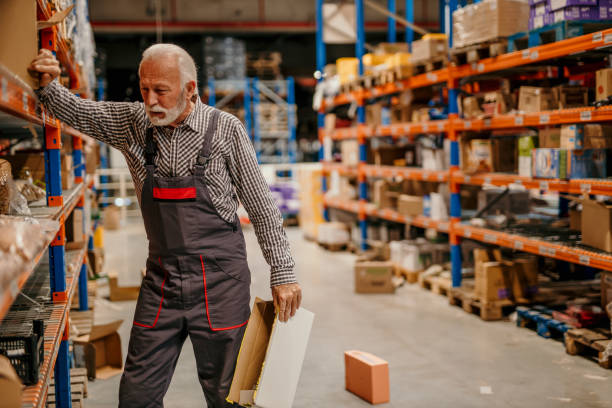 Worried industry employee