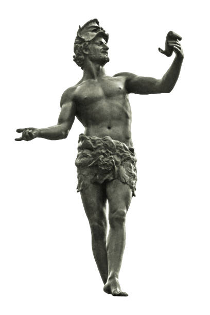 Faun sculpture and pantheon monument