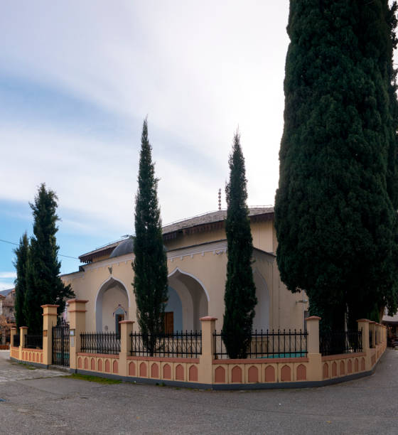 istock Osman Pasha muslim mosque in old town Trebinje front angle view 1457364359