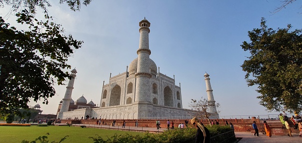 The Tajmahal, Agra, India. View from a different angle.