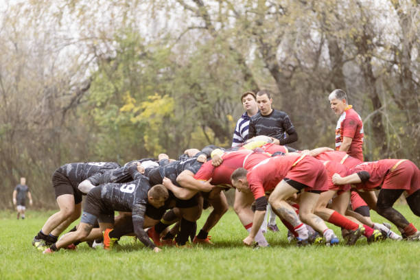 istock Rugby teams performing scrum 1457370008