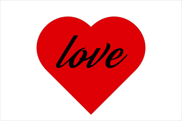 istock red heart figure with the word love 1457375643