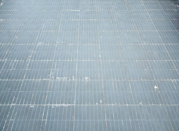 istock Perspective view of the slate tile floor. 1457376170