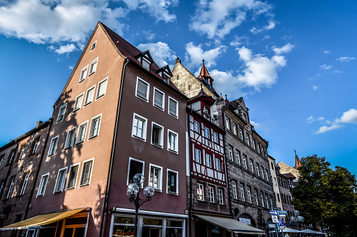 Apartment Buildings In The Center Of Nuremberg, Germany