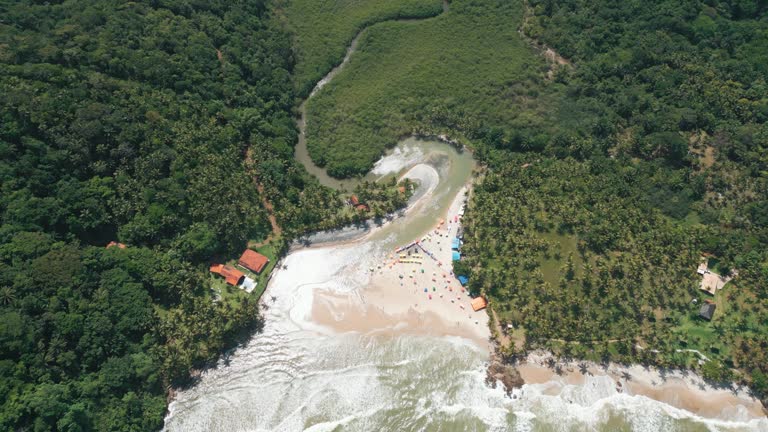 4k Aerial Video - Itacaré beach Bahia