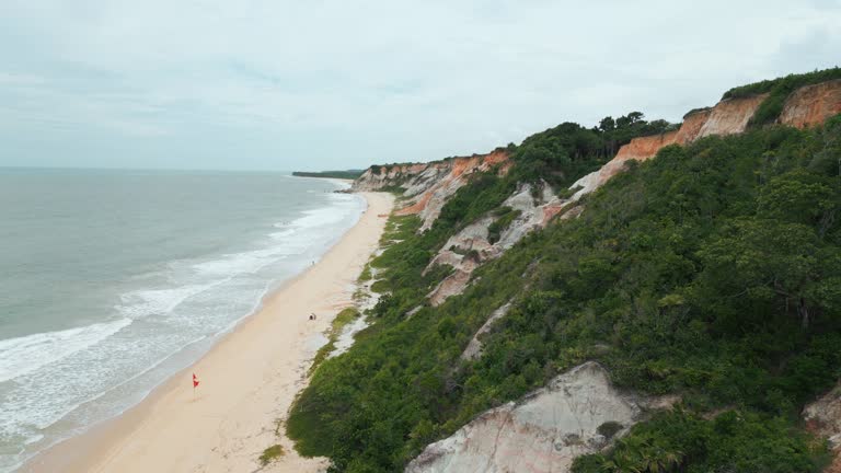 4k Aerial Video - Arrail d'Ajuda beach Bahia