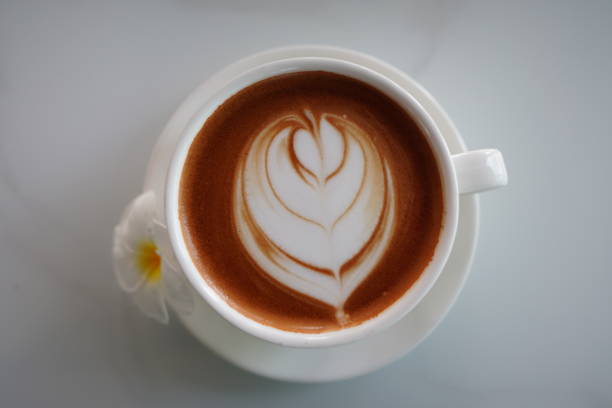 a cup of home-made coffee, ready for drinking