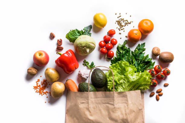 istock Healthy food background 1457405421