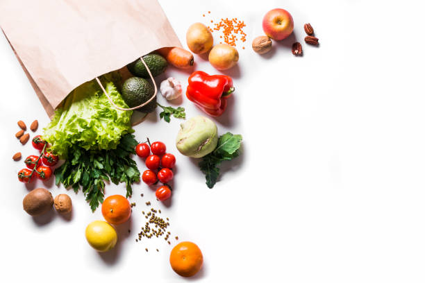 istock Healthy food background 1457405767