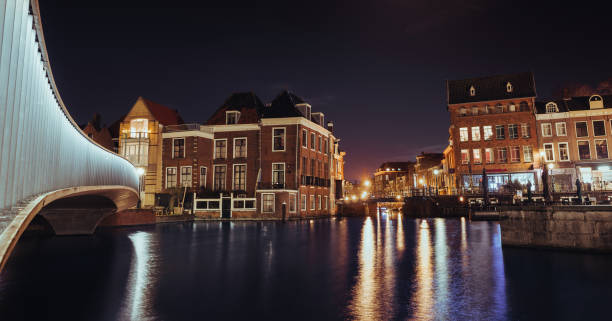 The Aalmarkt in Leiden, The Netherlands