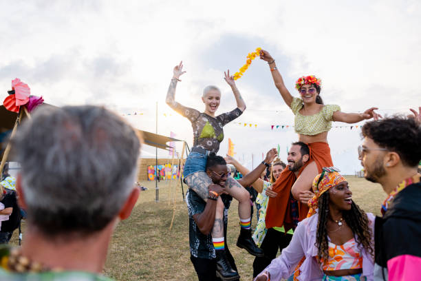 istock Shoulder Carry at the Festival 1457408748