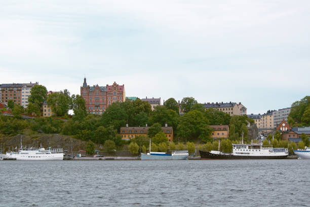 istock a large river with a city in the background 1457409219