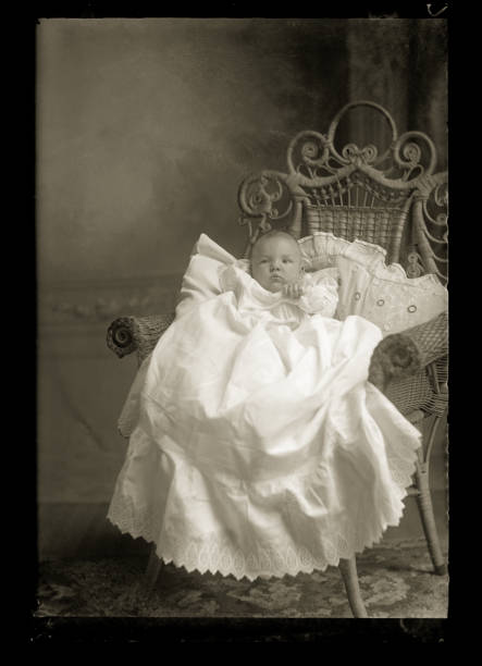 istock Portrait of a Victorian-era Baby, Circa 1890 1457420836