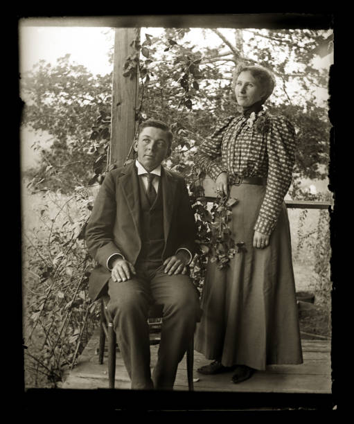istock Husband and Wife Victorian-era Portrait, Circa 1890 1457422332