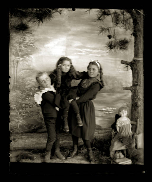 istock Portrait of Victorian-era Children, Circa 1890 1457422405