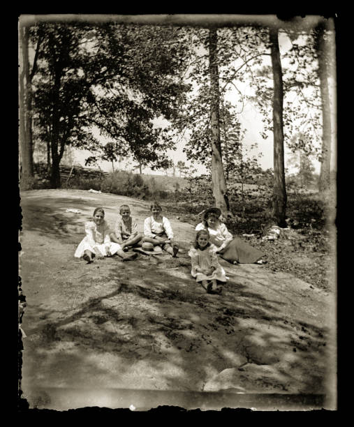 istock Family Enjoying a Summer Day, Circa 1890 1457423892