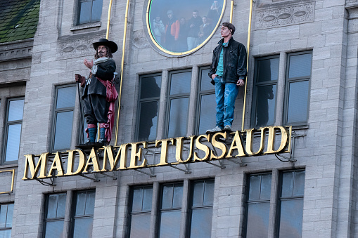 Billboard Madame Tussaud At Amsterdam The Netherlands 17-1-2023