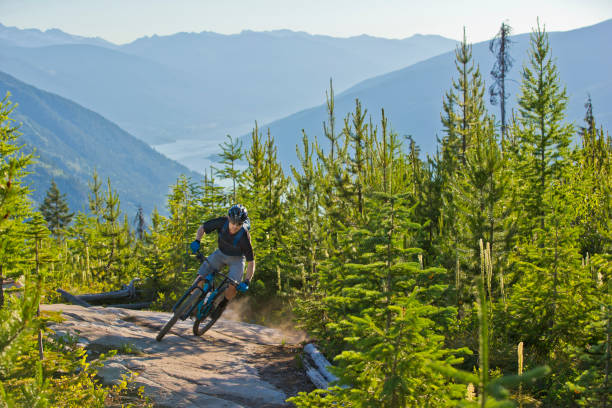 istock Mountain Biking in British Columbia, Canada 1457435210