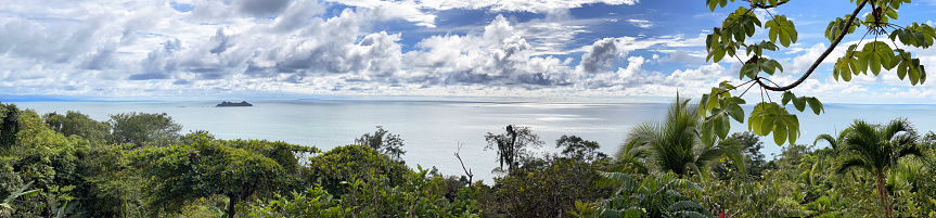 Shimmering vibrant colours and diversity of species marks Costa Rica as one of the principal Central America countries with a coastal territory such as Costa Ballena shown here and tropical rainforest that hosts migration from north America and south America to give it unparalleled numbers and variation of birdlife