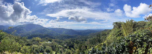 istock Dramatic panoramic skyline landscape, Santa Juana, Costa Rica 1457448224