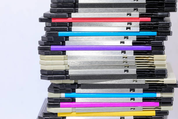 istock floppy disks used to save computer data in the 90s 1457455938