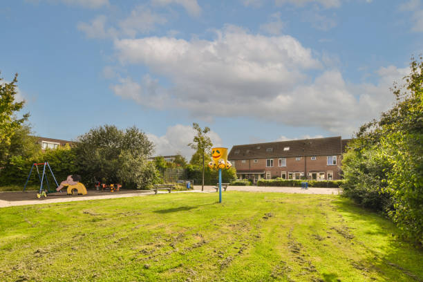 istock Panorama view of brick houses 1457468574