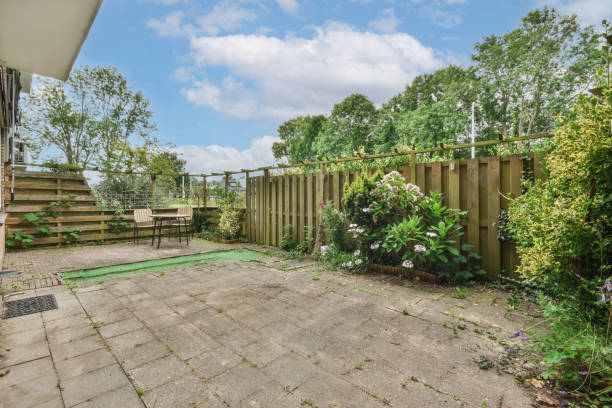 istock Neat patio with sitting area 1457470268