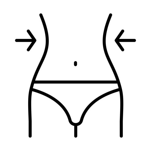 istock Slim Body Icon Logo Design Vector Template Illustration Sign And Symbol Pixels Perfect 1457481455