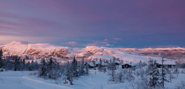 istock Amazing Sunrise Mountain Landscape in Norway 1457483644