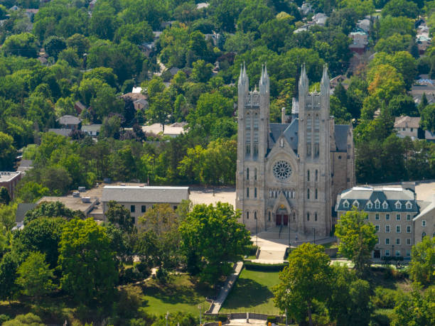 istock Aerial townscape Guelph Ontario, Canada 1457495760
