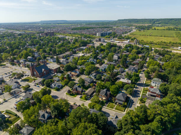 istock Aerial townscape Milton Ontario, Canada 1457496210